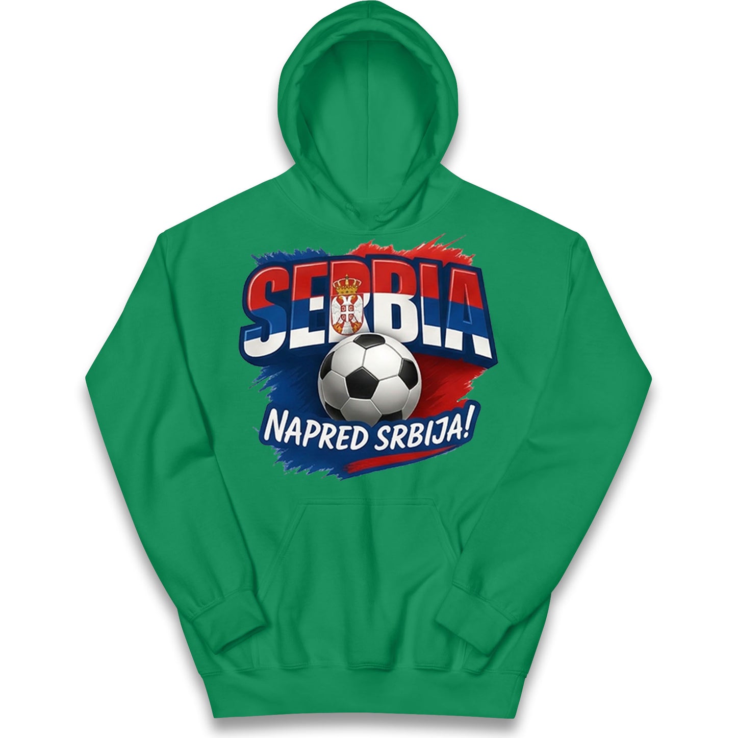 Serbia Retro World Cup Kids Hoodie