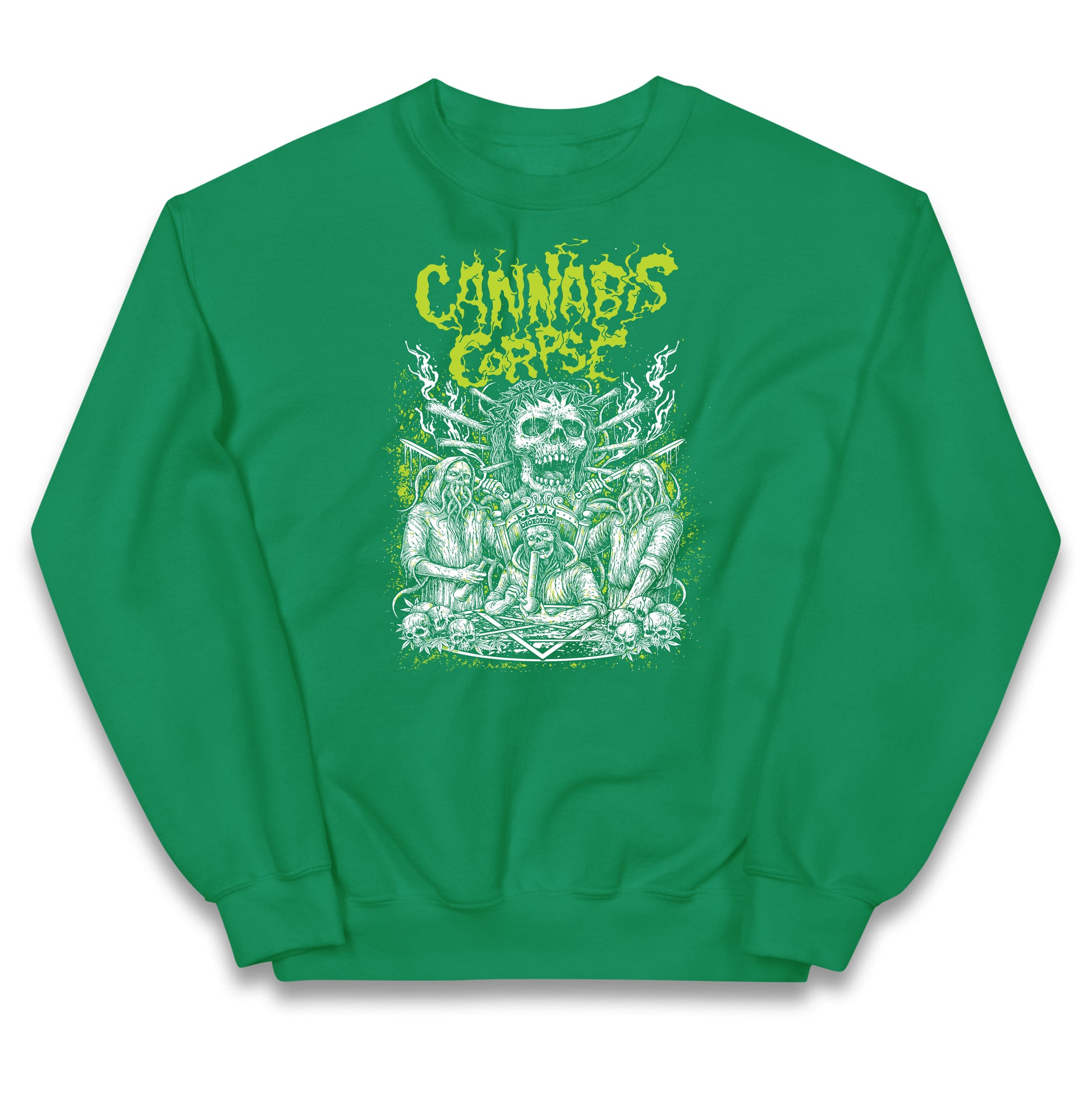 Cannabis Corpse Band Kids Jumper