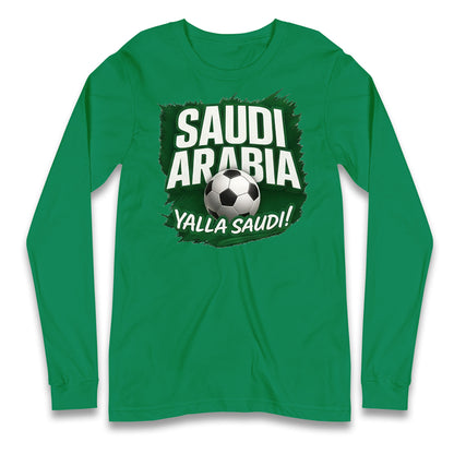 Saudi Arabia Retro World Cup Longsleeve T Shirt