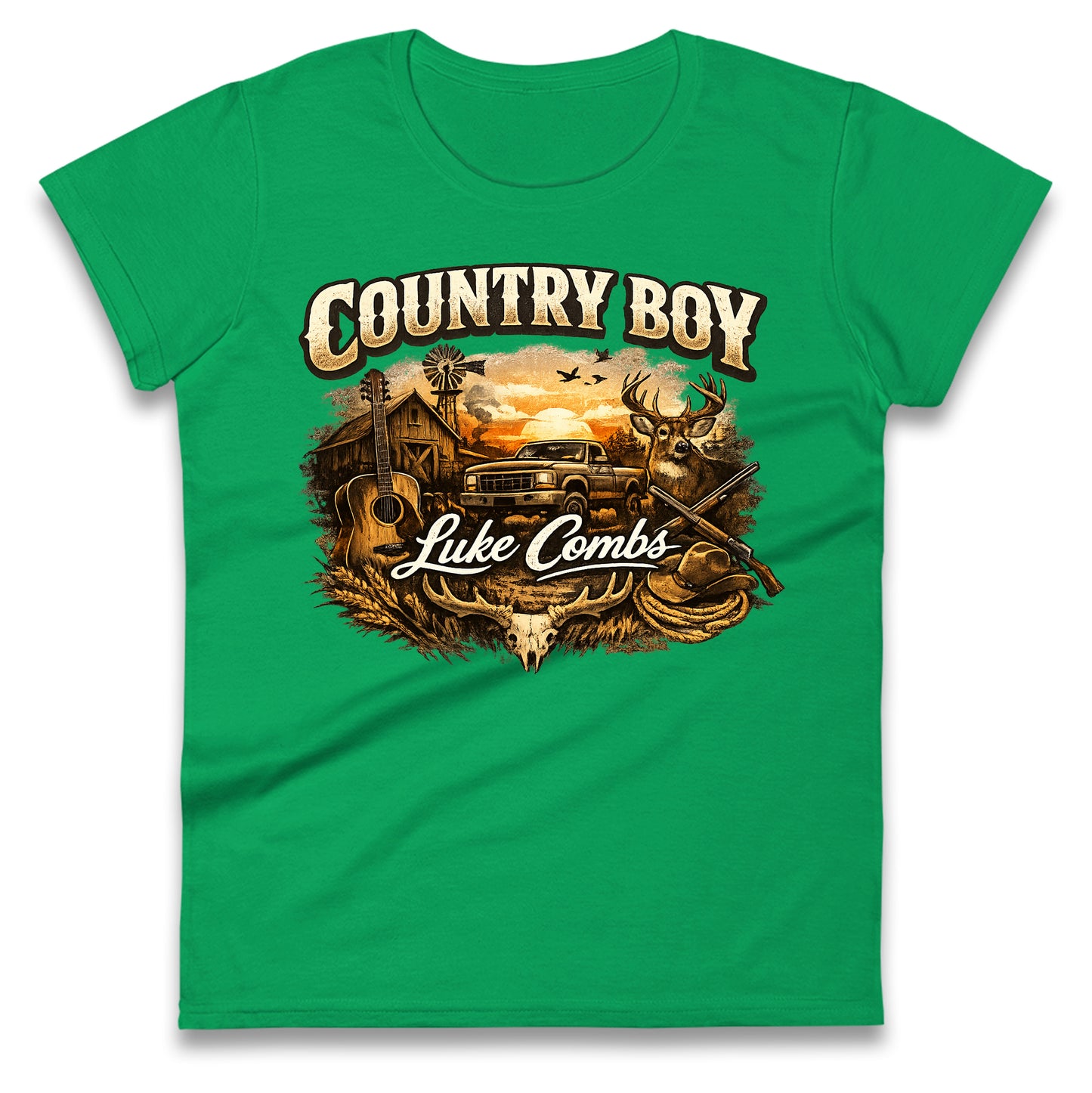 Luke Combs Country Music Ladies T Shirt