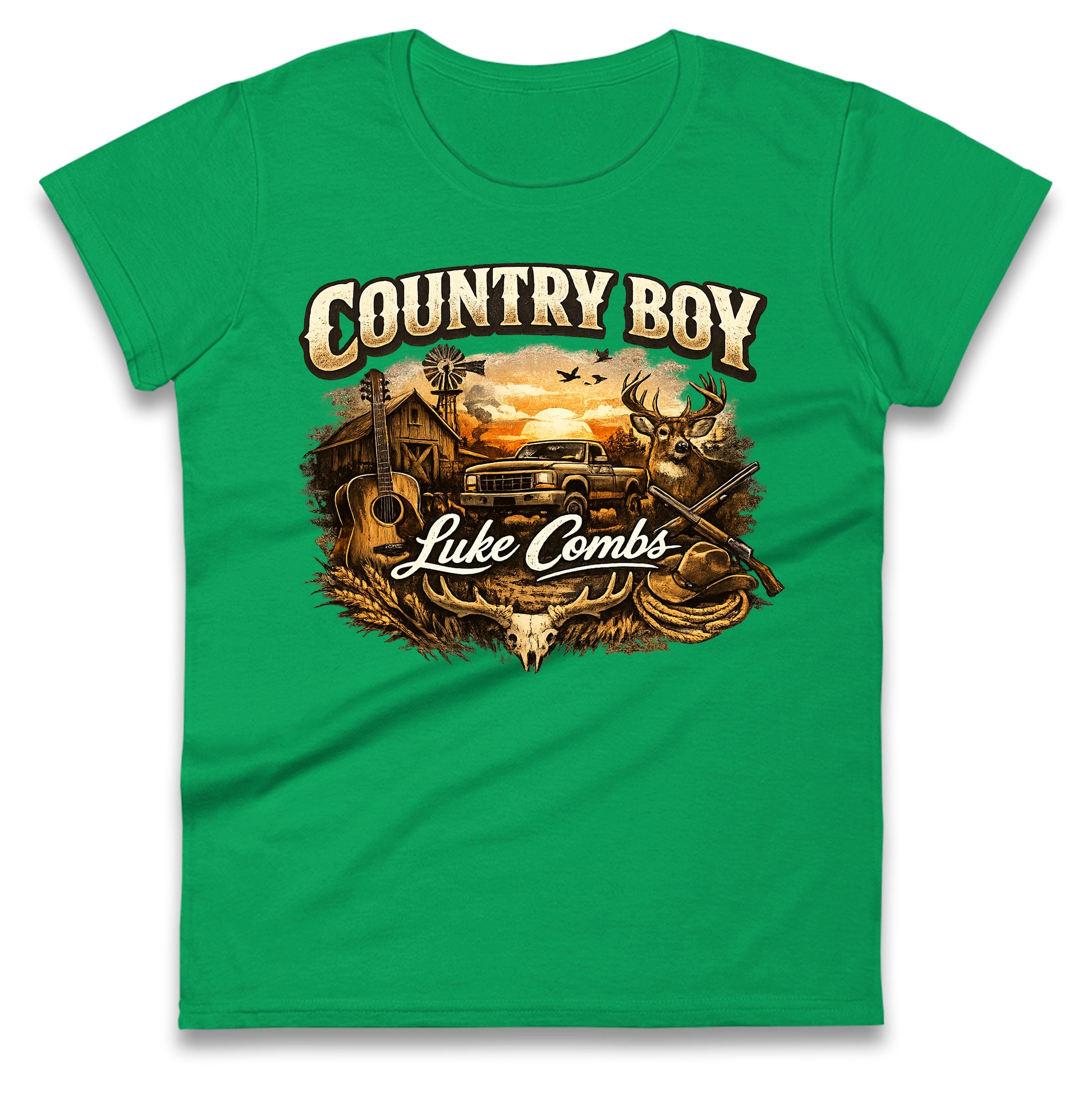 Luke Combs Country Music Ladies T Shirt