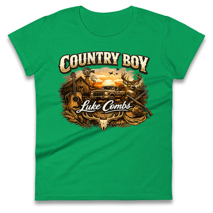Luke Combs Country Music Ladies T Shirt