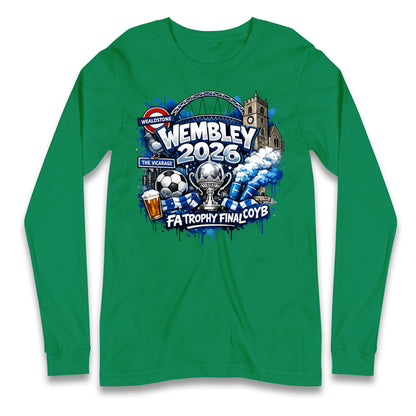 Wealdstone FA Trophy Final Wembley 2026 | Buy FA Trophy Wear Longsleeve T Shirt 