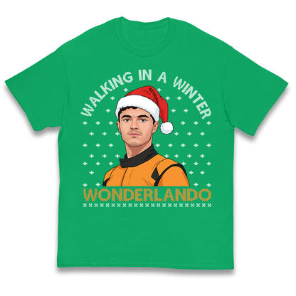 Lando Norris Christmas Kids T Shirt
