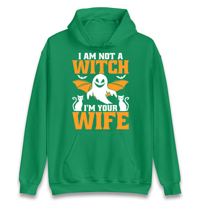Im Not A Witch Im Your Wife Halloween Hoodie
