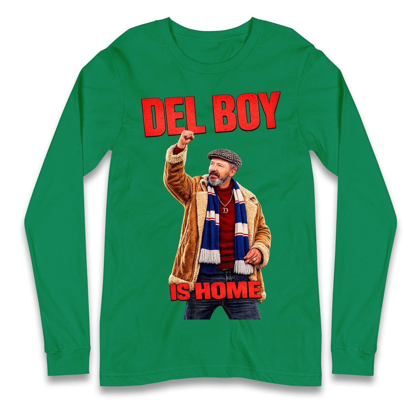 Derek McInnes Rangers Del Boy Football Longsleeve T Shirt