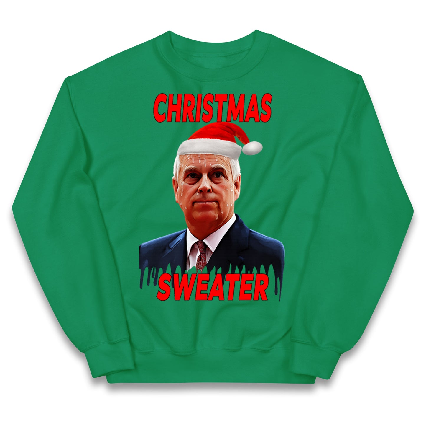 Prince Andrew Christmas Kids Jumper