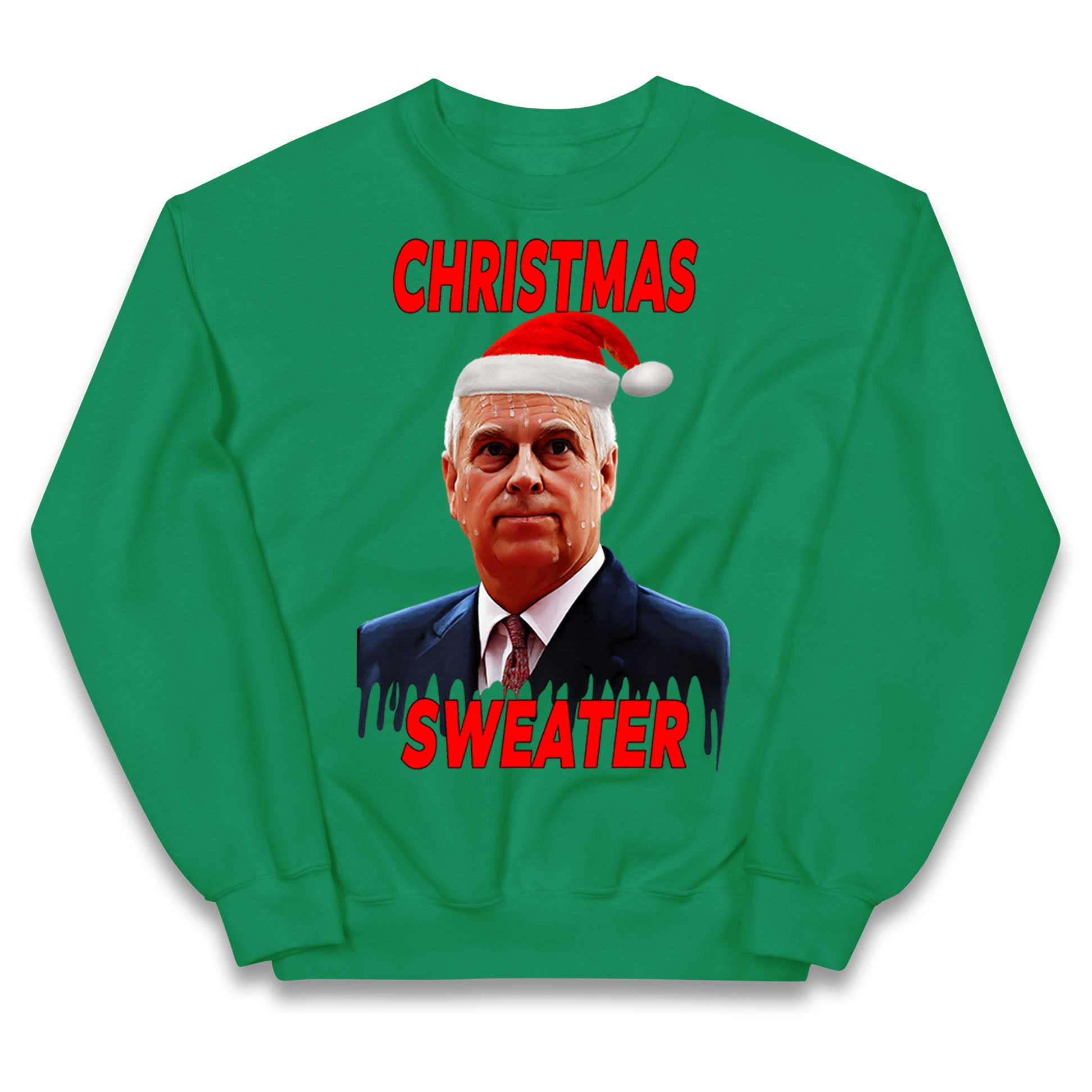 Prince Andrew Christmas Kids Jumper
