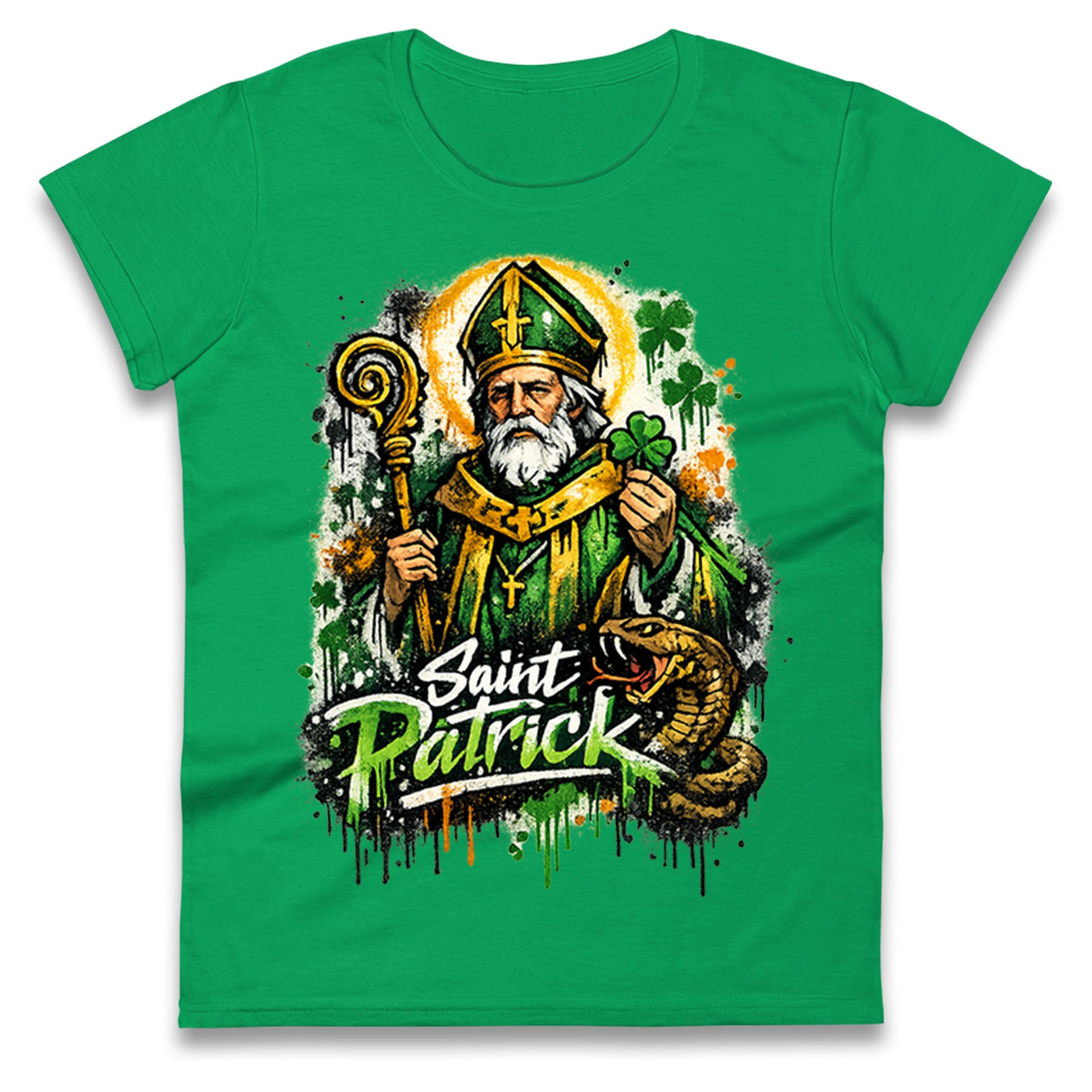 Saint Patrick Ireland Ladies T Shirt