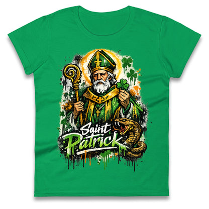 Saint Patrick Ireland Ladies T Shirt