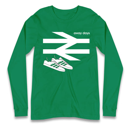 Away Days Celtic Football Club Supporter Long Sleeve T Shirt