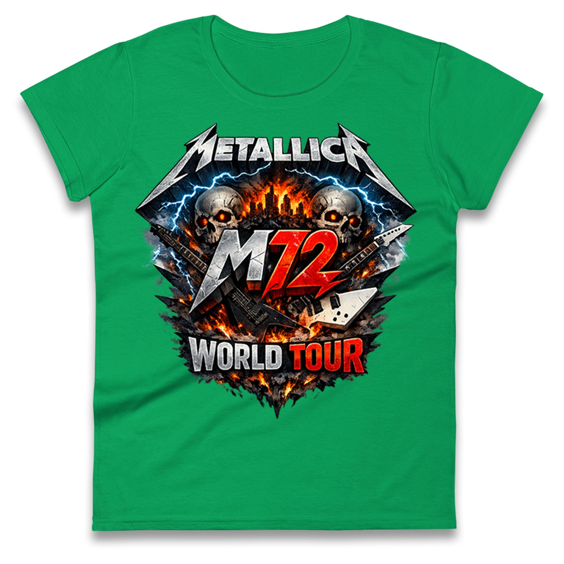 Metallica M72 World Tour Ladies T Shirt