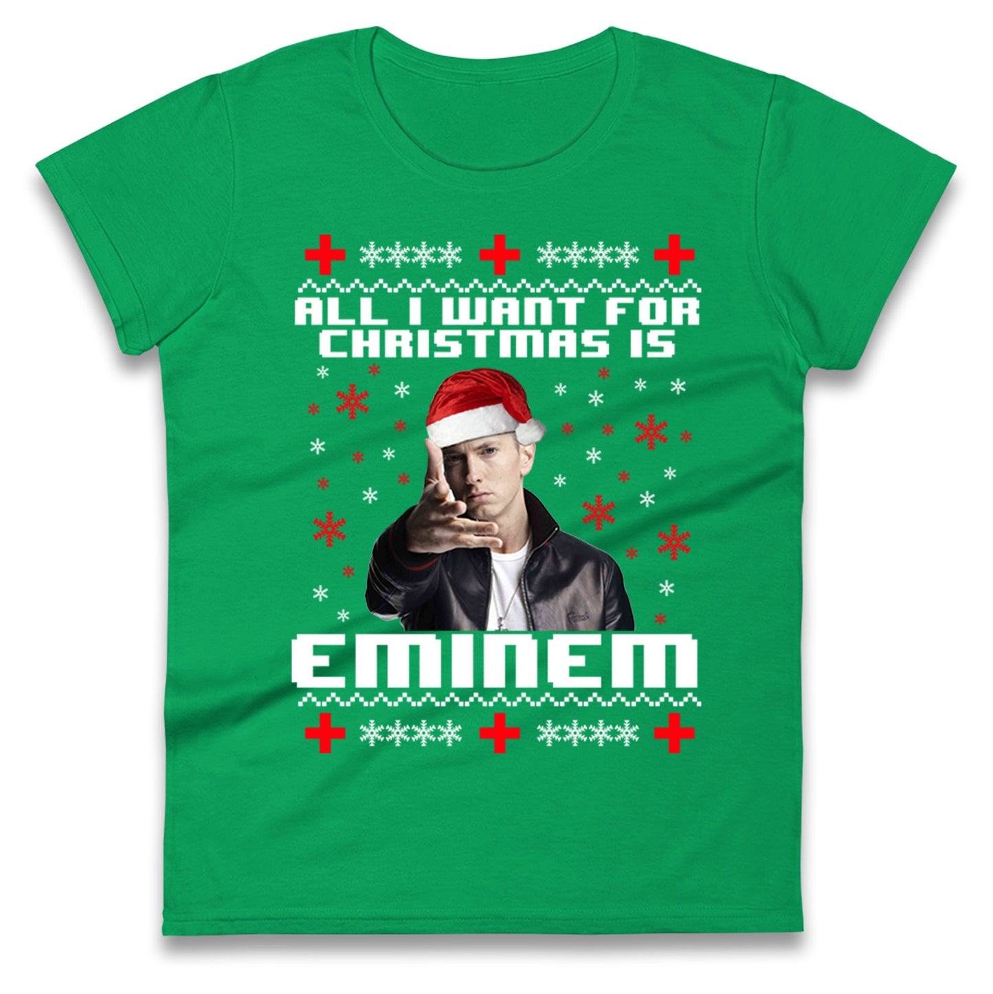 eminem christmas womens top