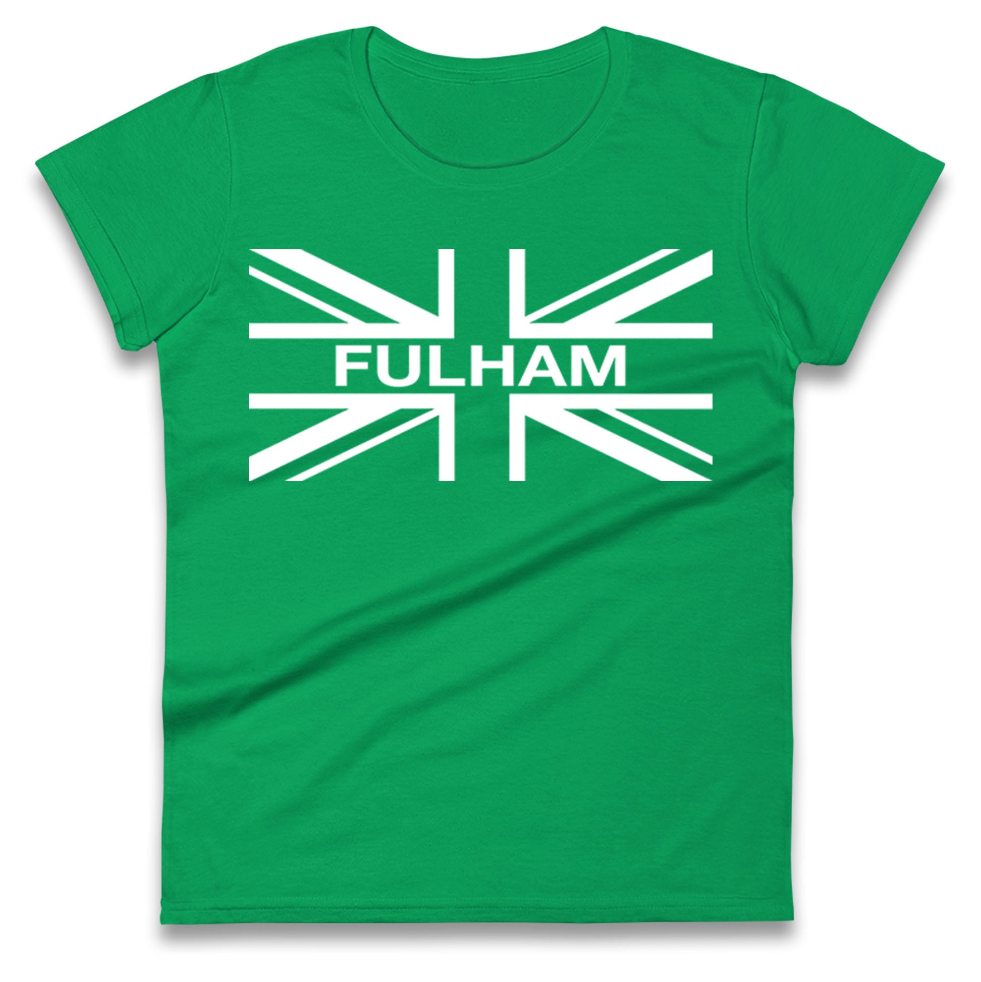 Fulham Football Flag Ladies T Shirt