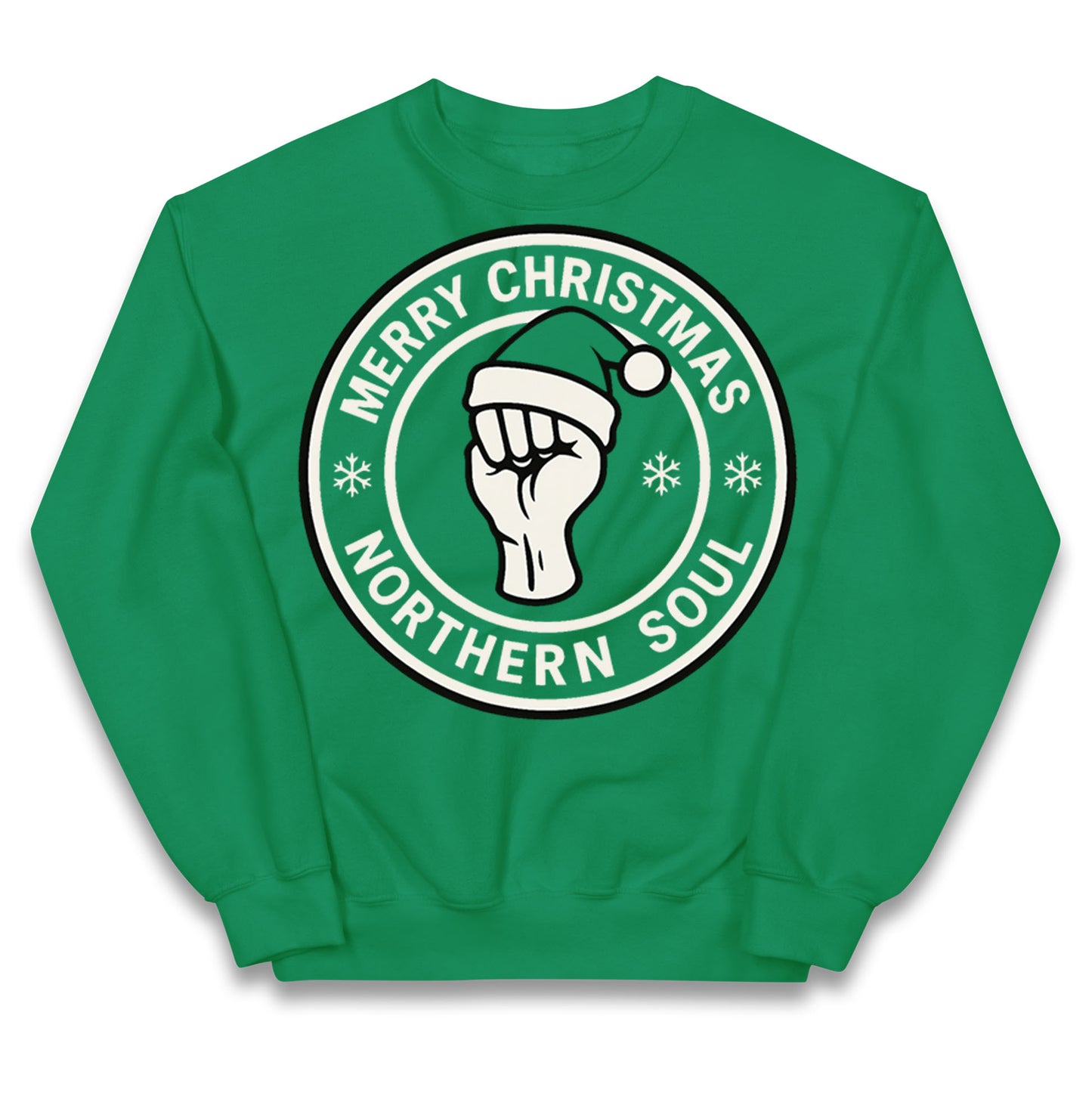 Merry Christmas Northern Soul Kids Jumper