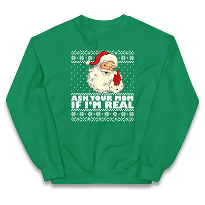 The Real Santa Kids Jumper