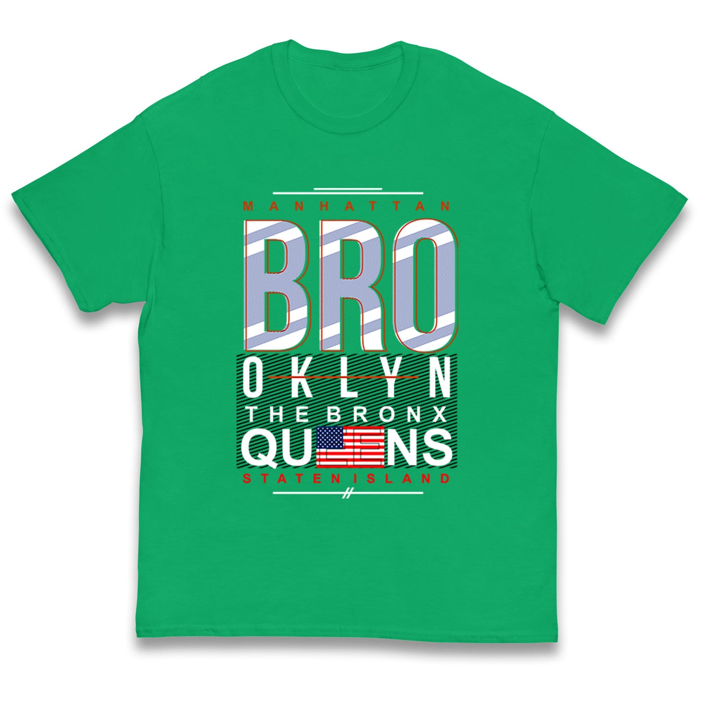 Brooklyn New York State Kids T Shirt
