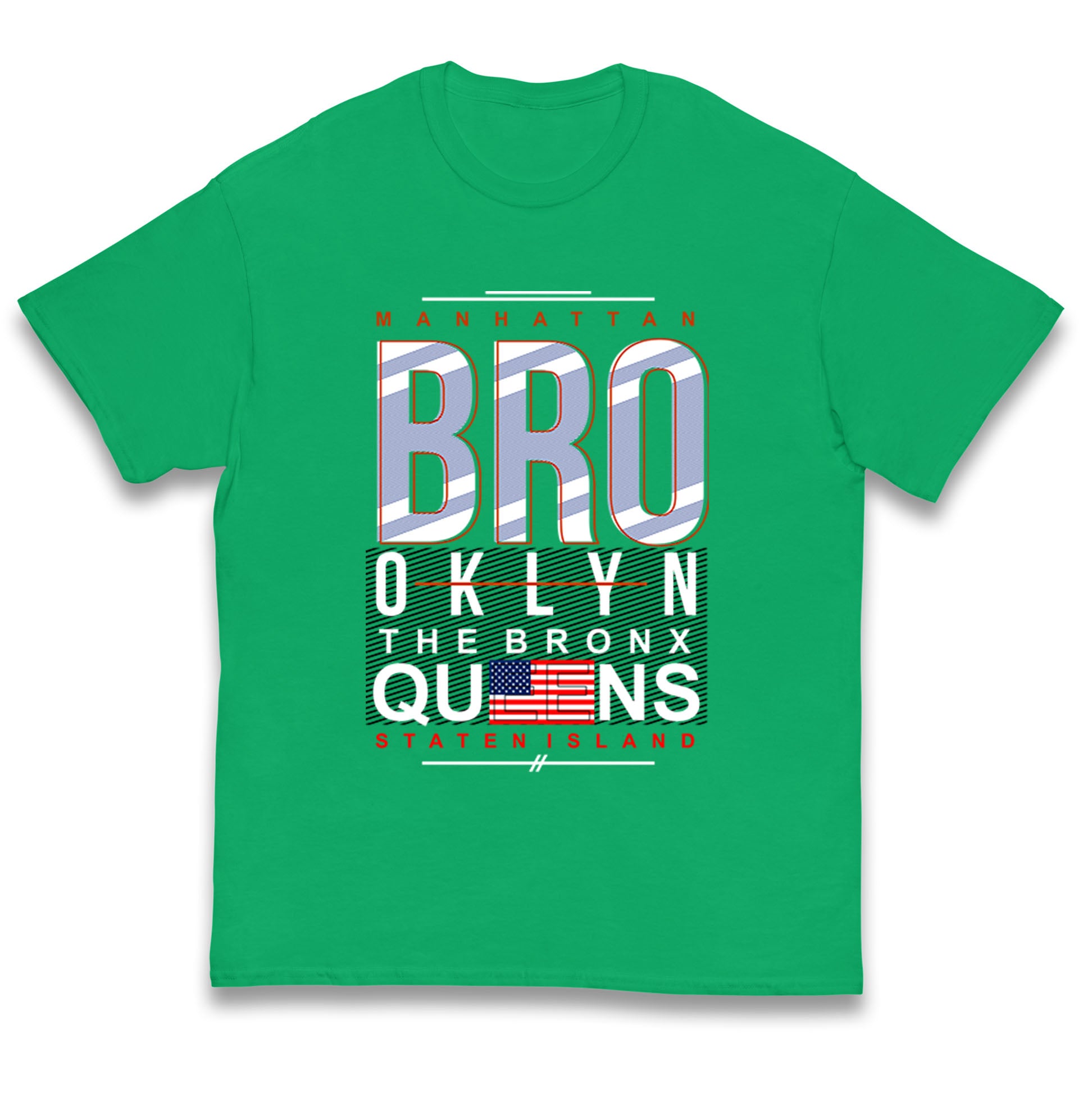 Brooklyn New York State Kids T Shirt