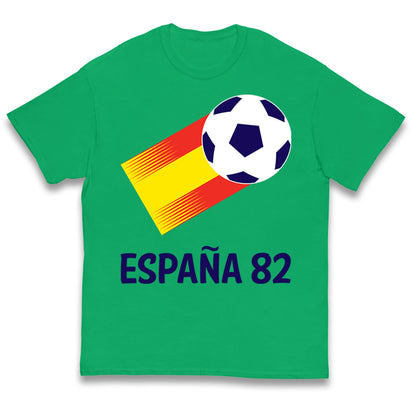 Spain 82 Naranjito Kids T Shirt 