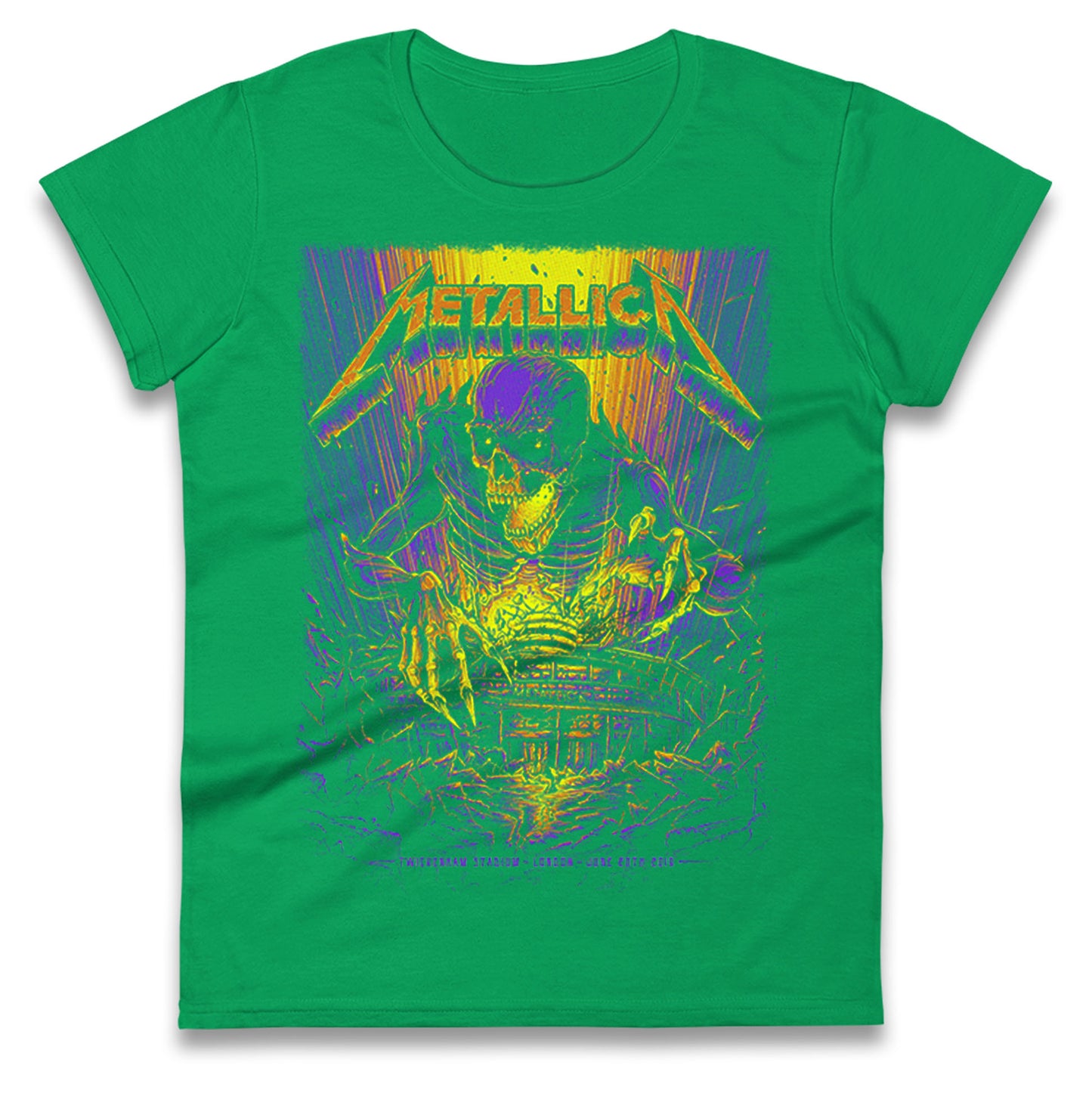 Metallica Twickenham Stadium Ladies T Shirt