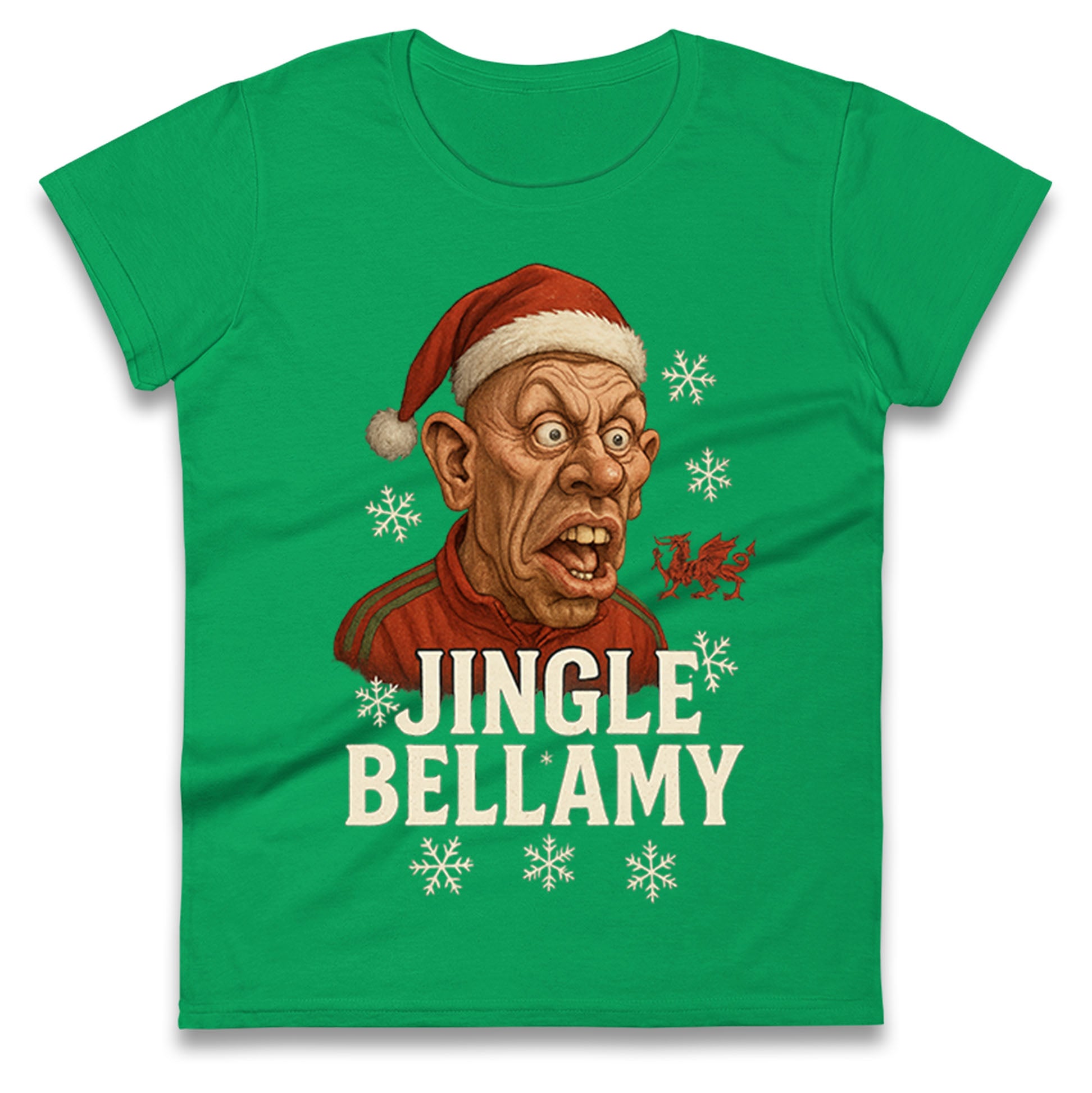 Craig Bellamy Christmas Ladies T Shirt