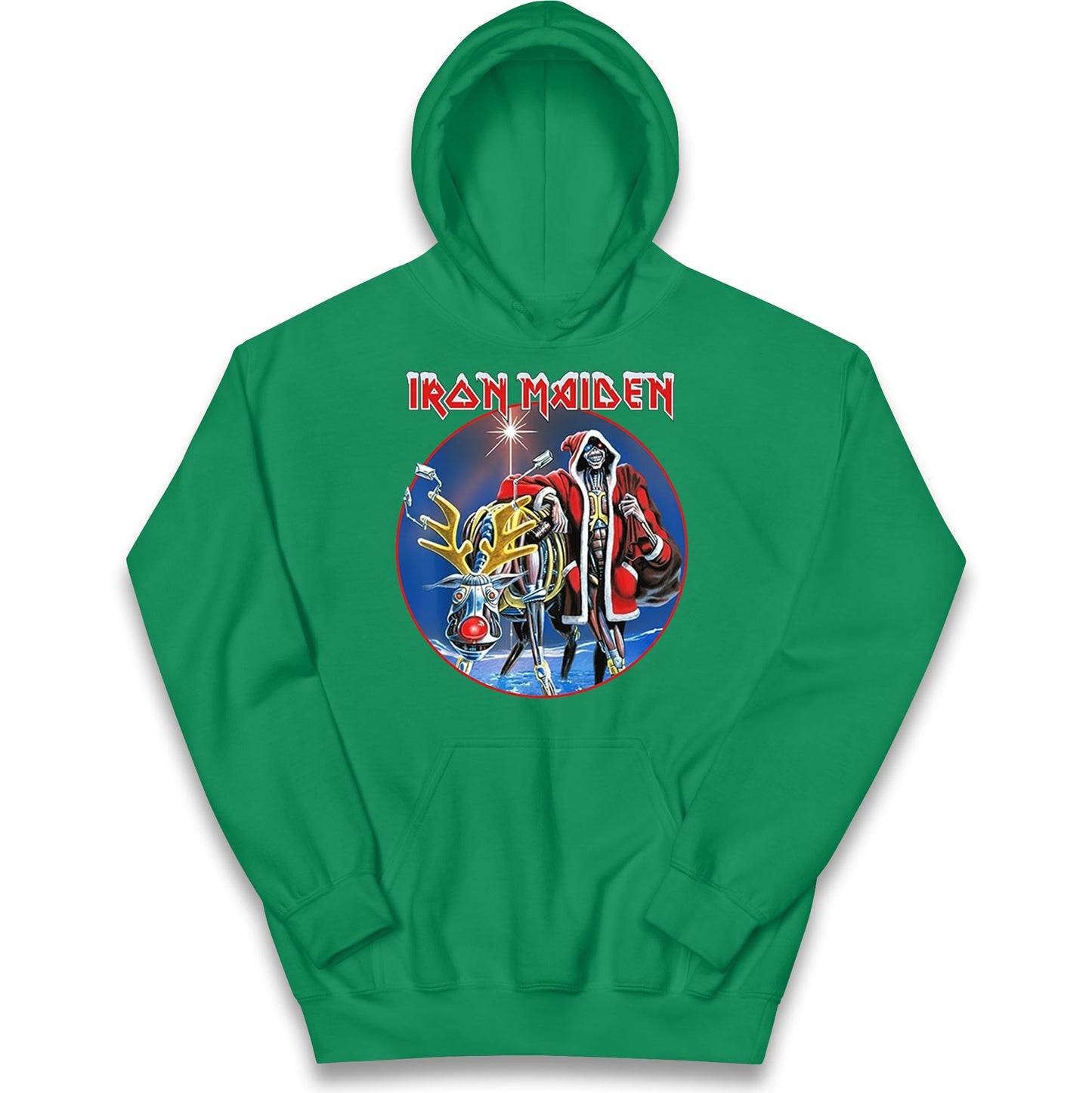 Iron Maiden Christmas Kids Hoodie