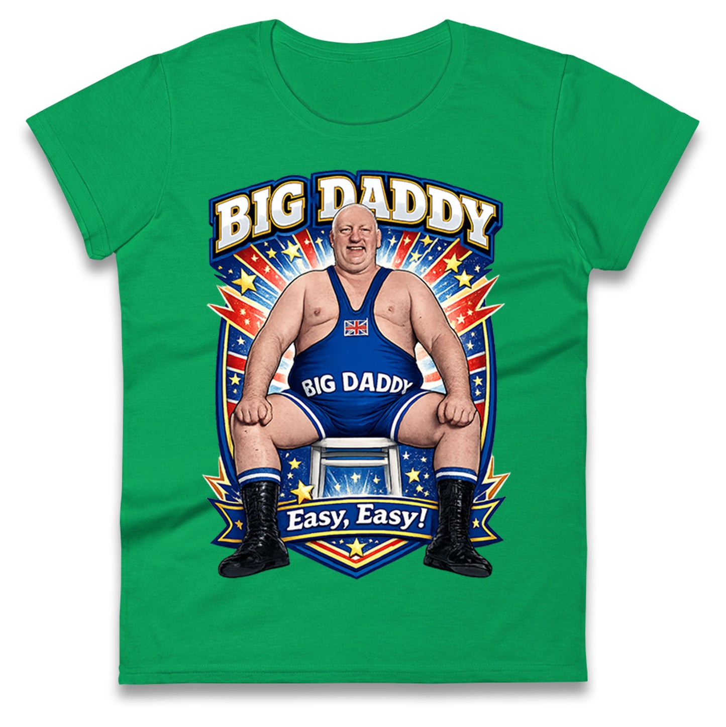 Big Daddy UK Wrestling Ladies T Shirt