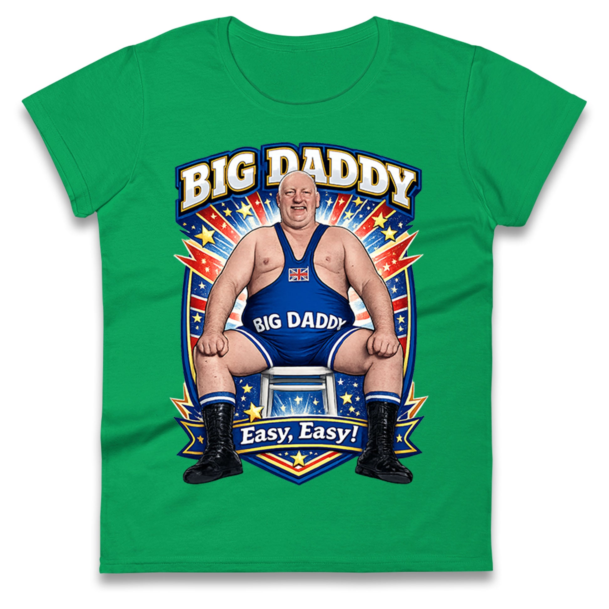 Big Daddy UK Wrestling Ladies T Shirt