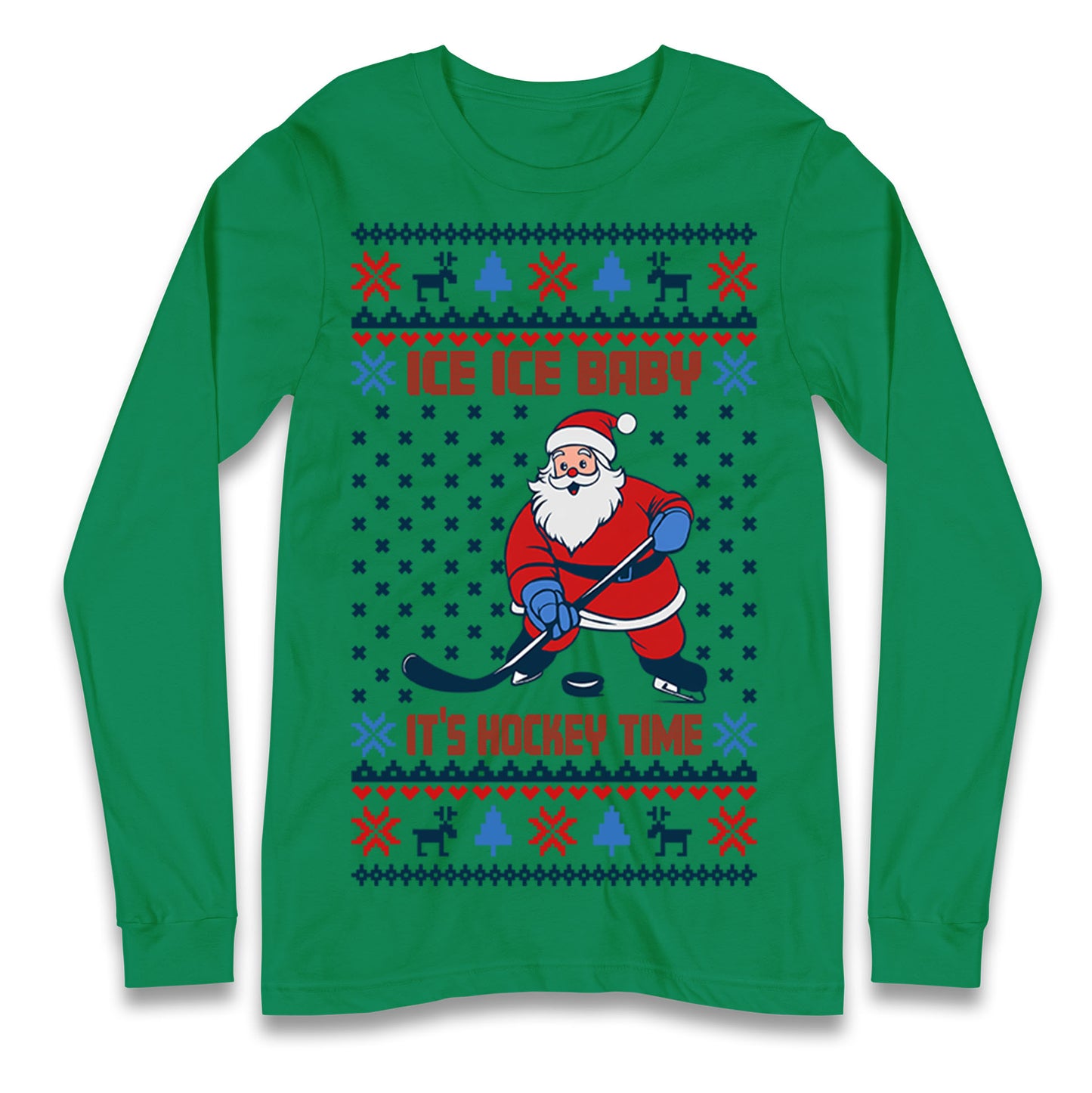 Hockey Christmas Longsleeve T Shirt