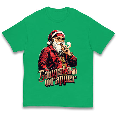 Santa Claus Gangster Kids T Shirt