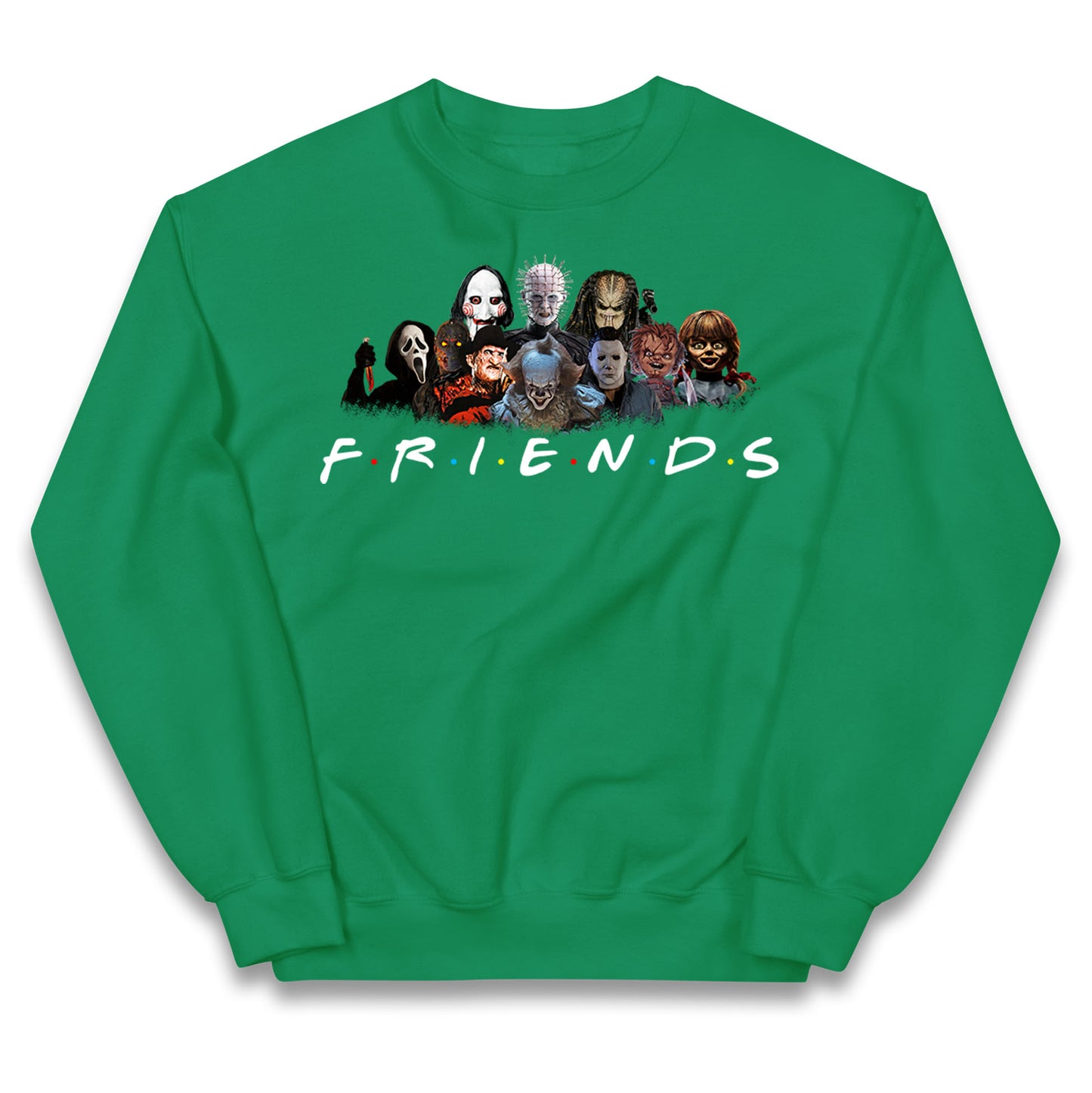 Horror Characters Friends Halloween Kids Jumper