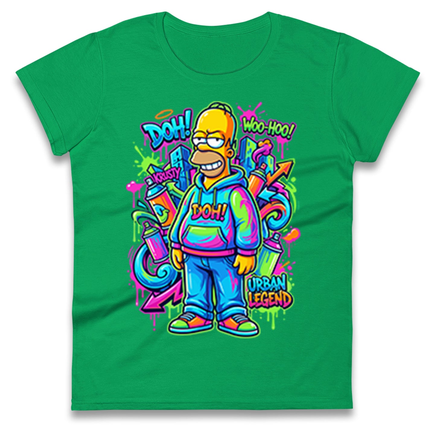 Homer Simpson Ladies T Shirt