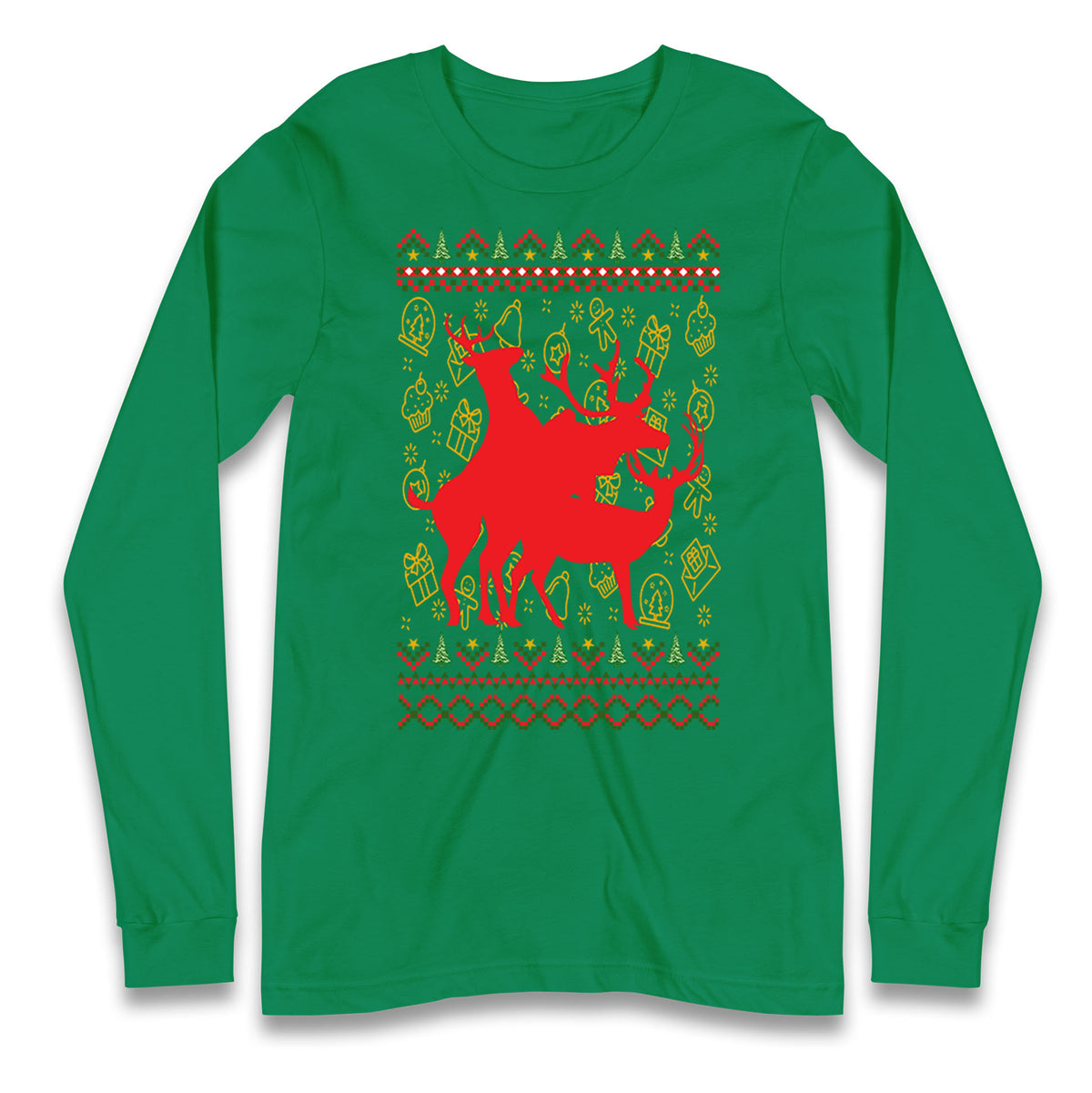 Reindeer Making Fun Christmas T Shirt