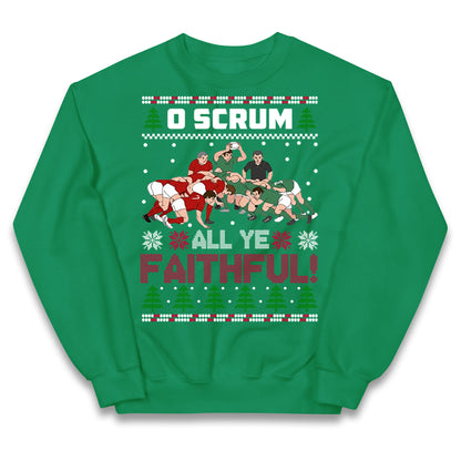 O Come All ye Faithfull Kids Jumper
