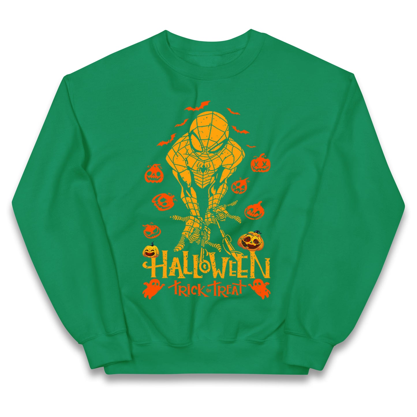 Spiderman Trick Or Treat Halloween Jumper
