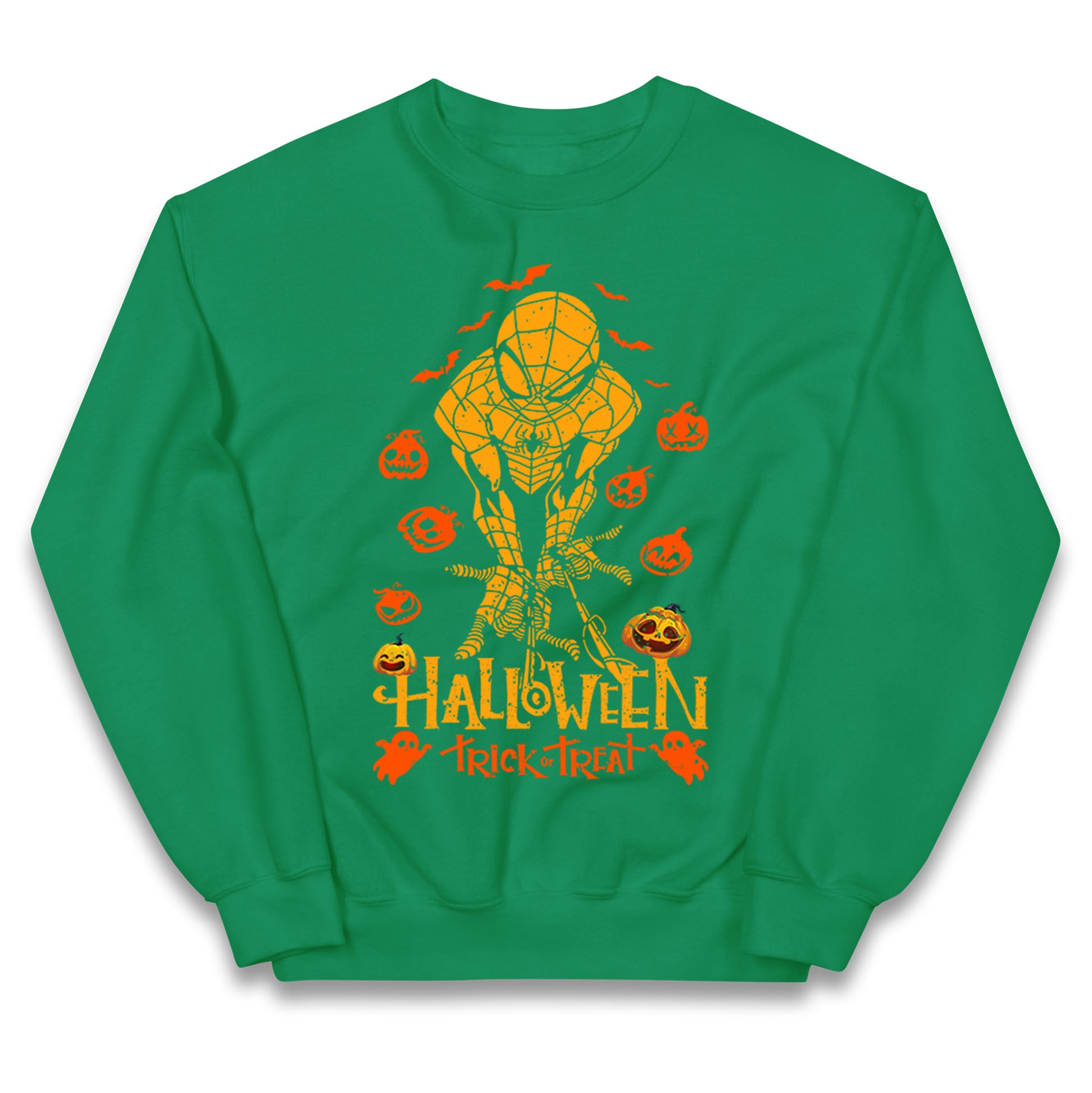 Spiderman Trick Or Treat Halloween Jumper
