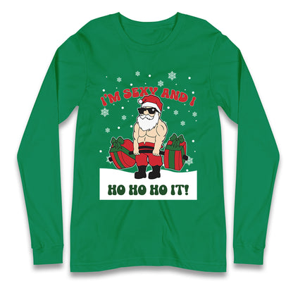 Santa Claus Ho Ho Ho Longsleeve T Shirt