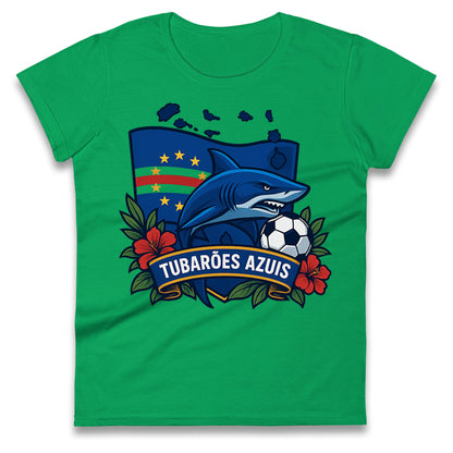Cape Verde Football Ladies T Shirt