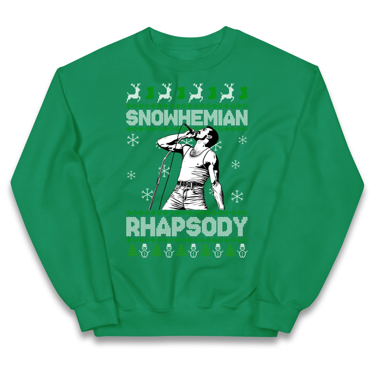 Freddie Mercury Christmas Kids Jumper