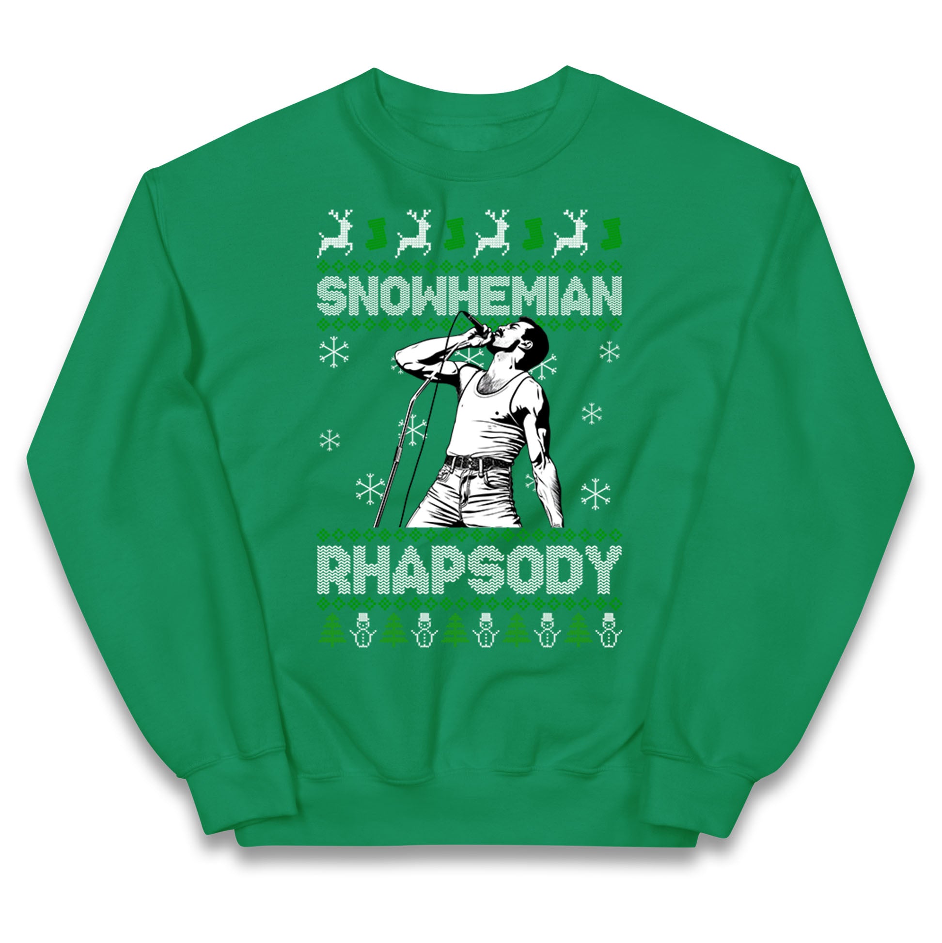 Freddie Mercury Christmas Kids Jumper