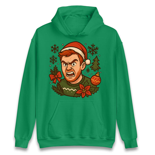 Angry Ginge Christmas Hoodie 