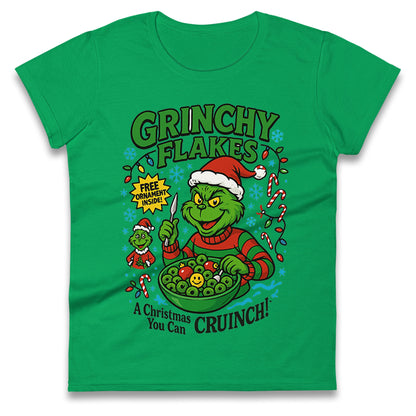 Grinch Christmas Ladies T Shirt 