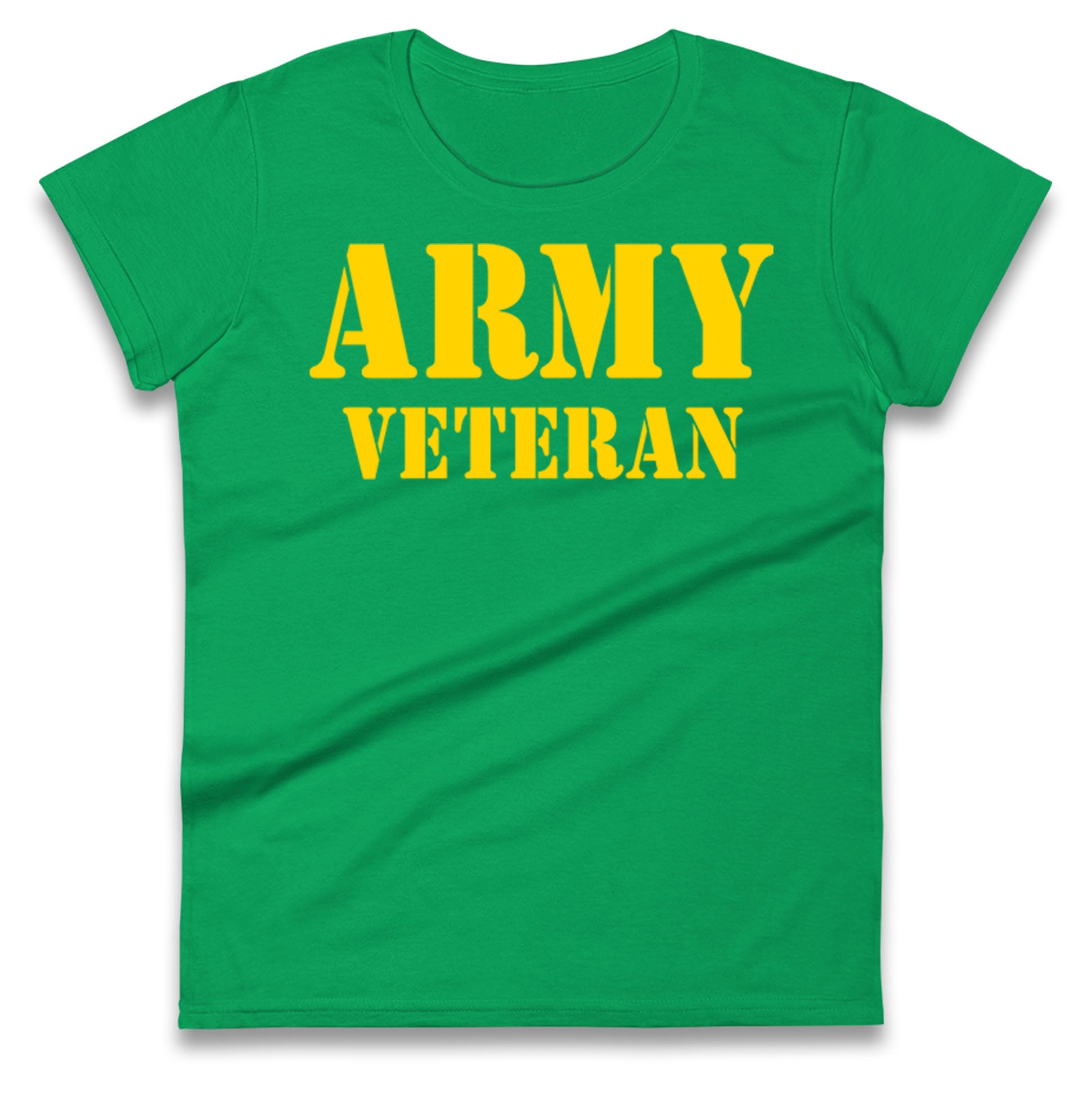 Army Veteran Ladies T Shirt