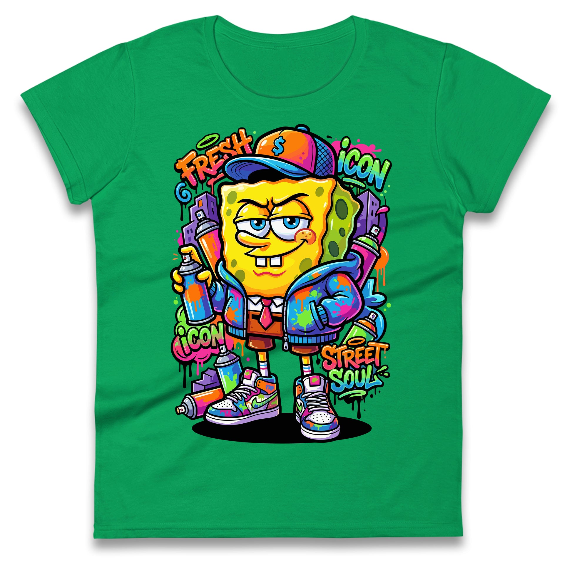 Sponge Bob Square Pants Ladies T Shirt