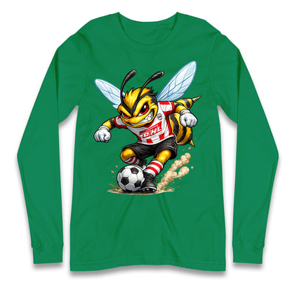 Retro Brentford FC Longsleeve T Shirt