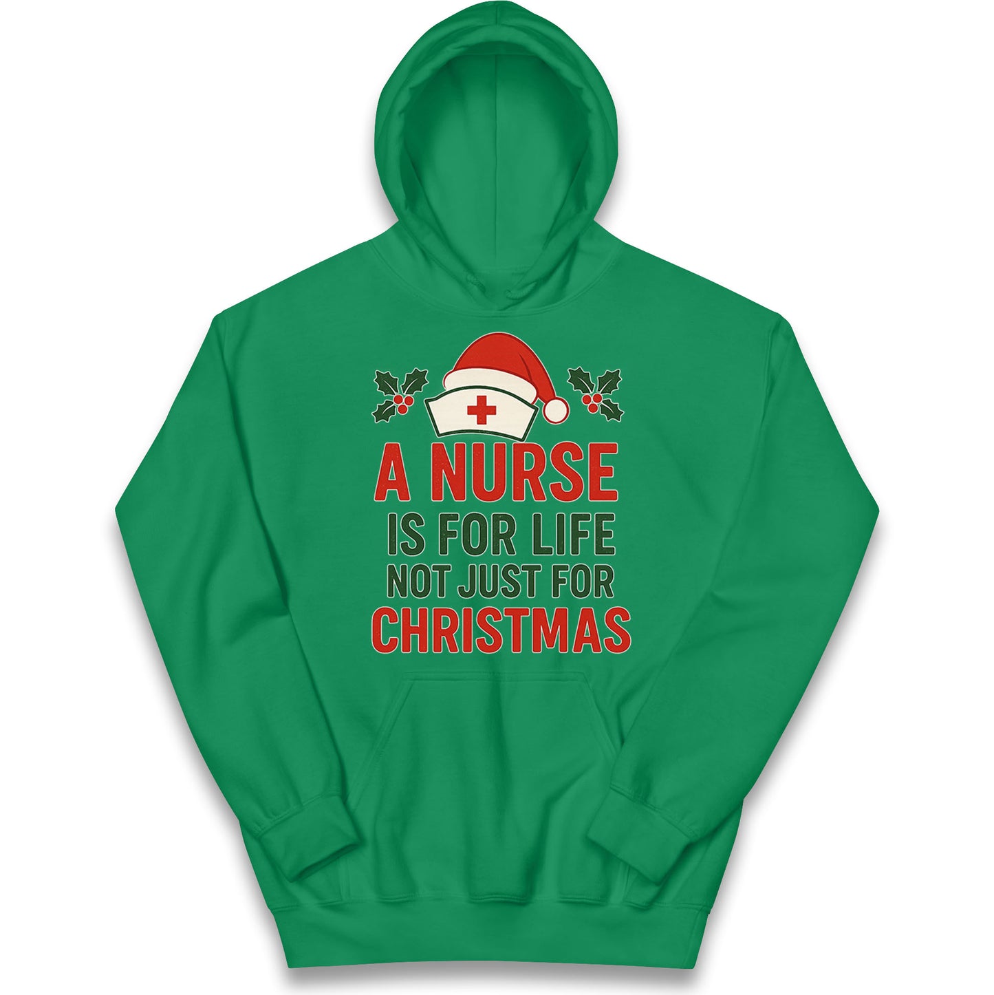 Nursing Christmas Kids Hoodie