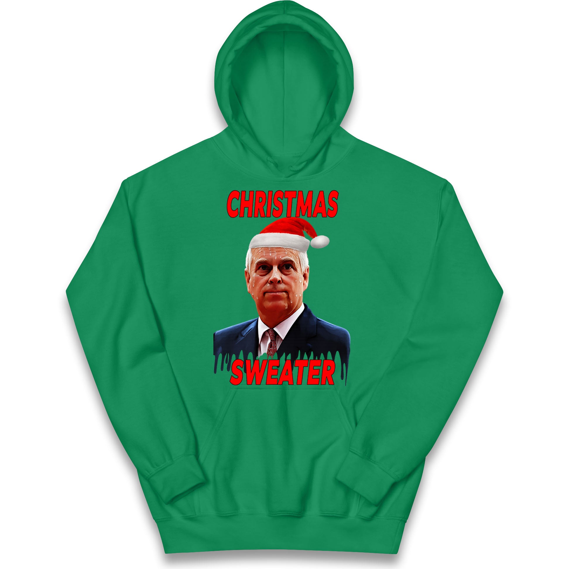 Prince Andrew Christmas Kids Hoodie