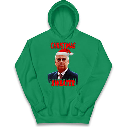 Prince Andrew Christmas Kids Hoodie