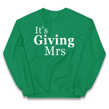 It’s Giving Mrs Kids Jumper
