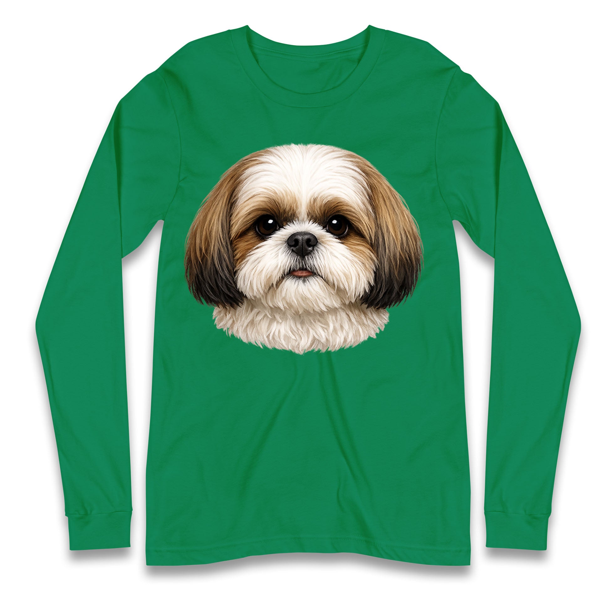 Shih Tzu Face Longsleeve T Shirt
